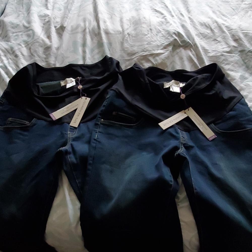 NWT Kimi and Kai maternity jeans